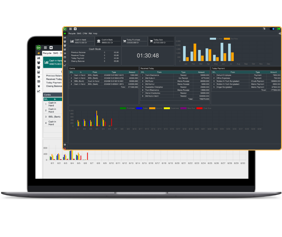 ERP feature screenshot